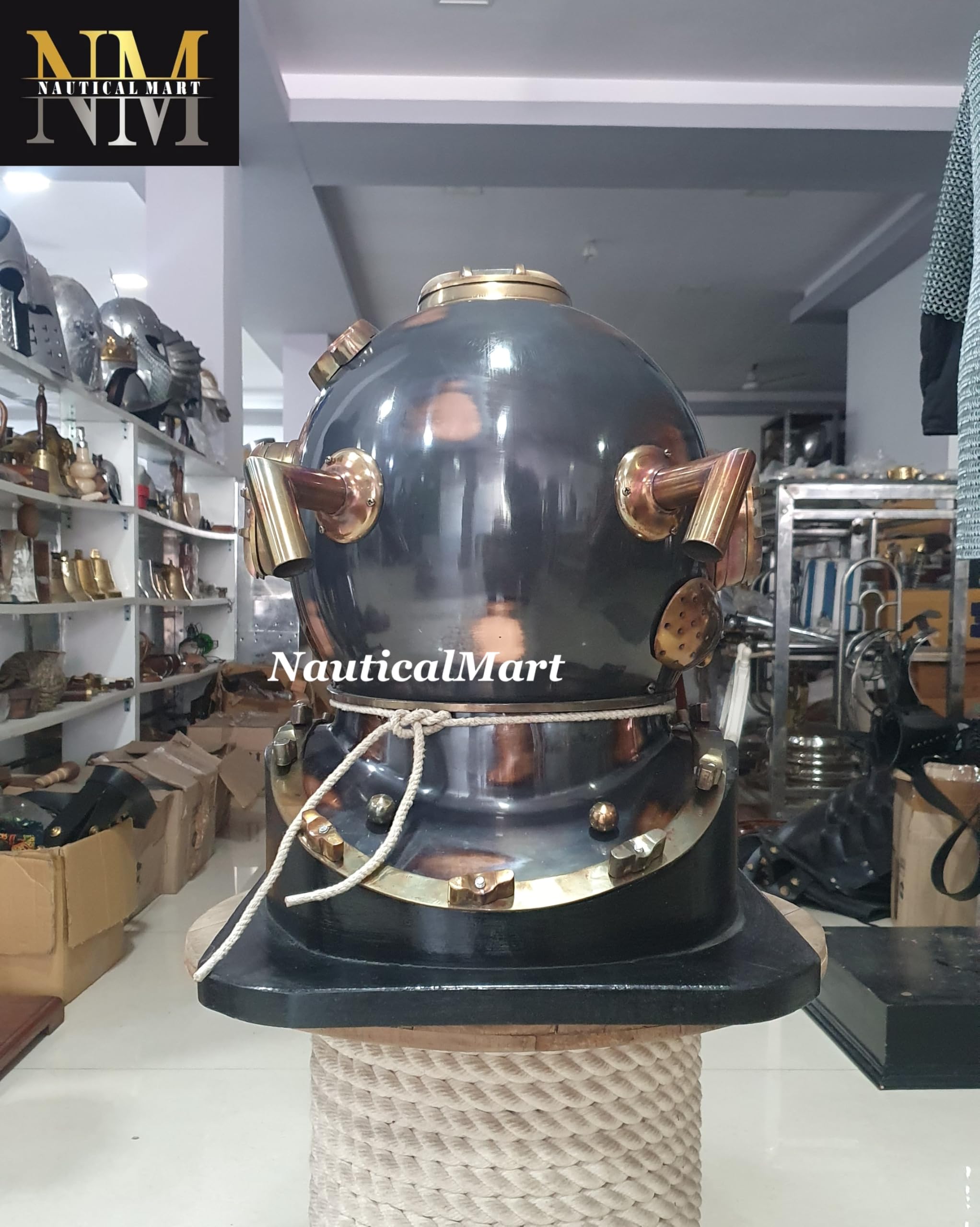 Amazon.com : U.S Navy Mark IV Solid Brass Antique Diving Divers